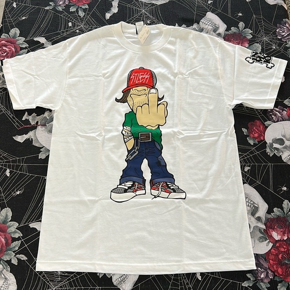NWT VINTAGE IN4MATION HAWAII ZOZO STLESS WHITE T-SHIRT SIZE MENS LARGE RARE! - Picture 1 of 6